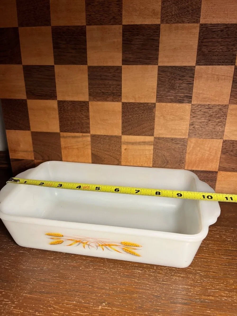Anchor Hocking Fire King Wheat Loaf Pan Casserole A743